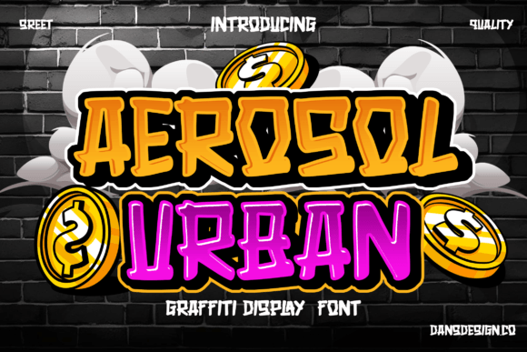 Aerosol Urban: The Ultimate Modern Graffiti Display Font