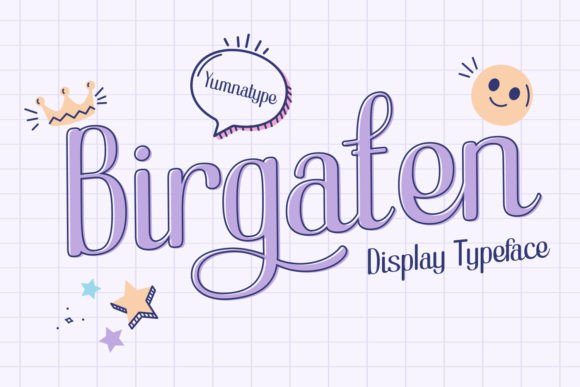 Birgaten: A Whimsical Display Typeface for Editorial Design