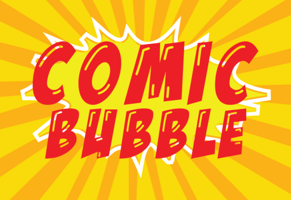 Comic Bubble Typeface for Playful Branding and Craft Projects