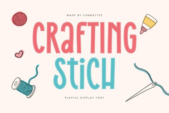 Crafting Stich: The Elegant Typeface for Handmade Labels
