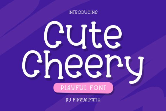 Cute Cheery Typeface for Vibrant Small Business Branding