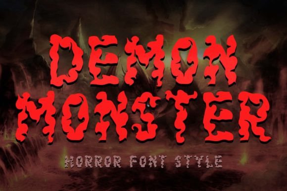 Demon Monster: The Scary Horror Font for High-Impact Campaigns