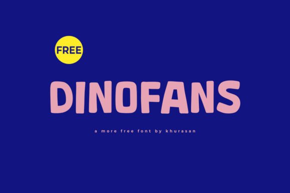 Dinofans: A Modern Display Typeface for Editorial Design