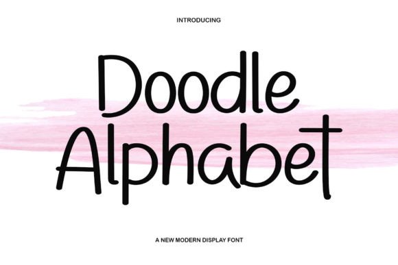 Doodle Alphabet: The Handwritten Display Font for Crafters