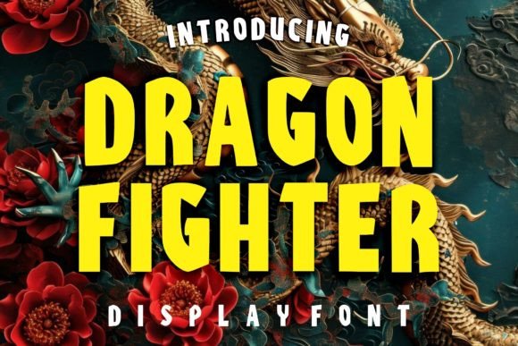Dragon Fighter: The Aesthetic Display Font for Creative Sellers
