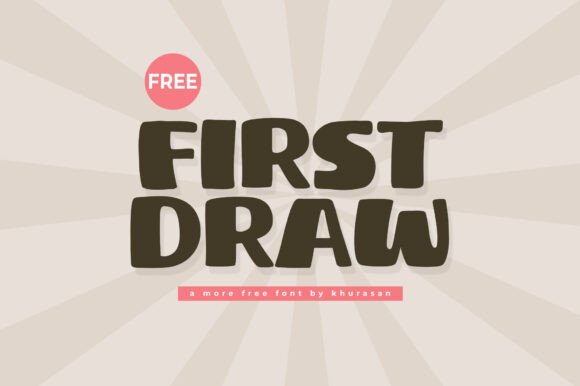 First Draw: The Modern Display Typeface for Scroll-Stopping Visuals
