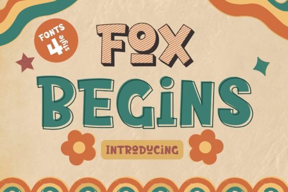 Fox Begins: A Playful Display Font for Editorial Design