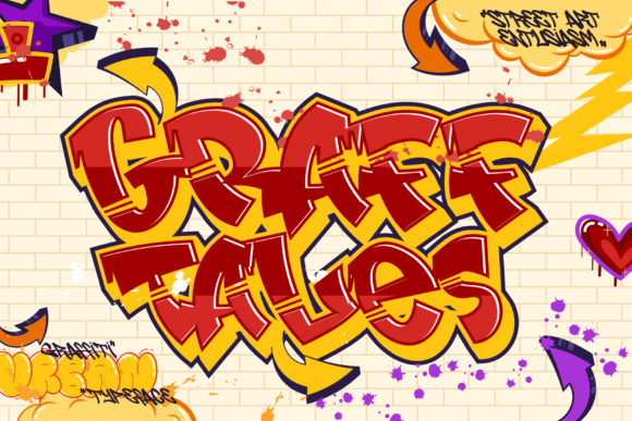 Graff Tales: A Daring Display Font for Urban Brand Identity