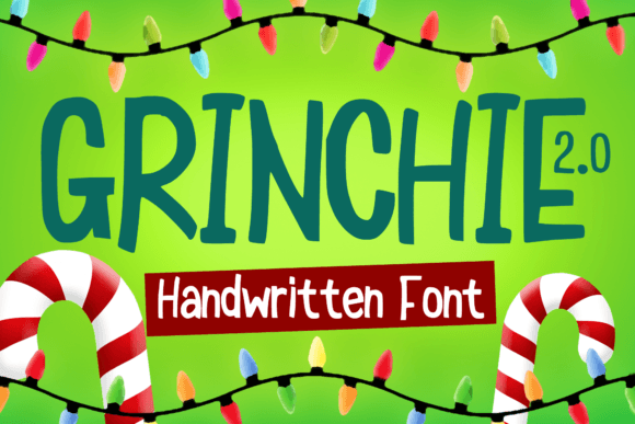 Grinchie 2.0: A Festive Display Typeface for Holiday Branding
