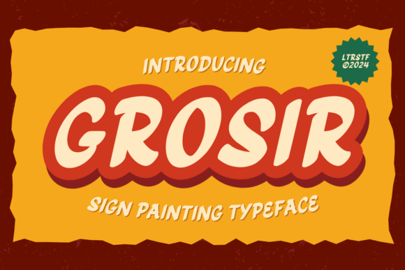 Grosir: The Vintage Display Font for Authentic Branding