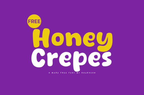 Honey Crepes: The Modern Display Font for Creative Web Projects