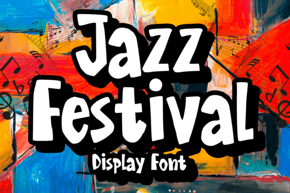 Jazz Festival Typeface for Bold Campaign Headlines