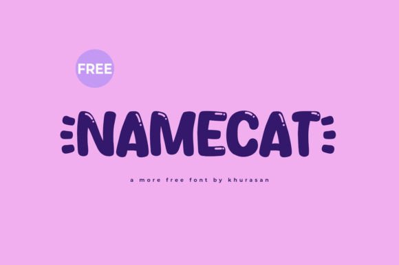 Namecat: The Modern Display Typeface for High-Impact Campaigns