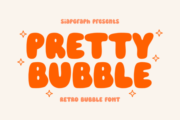 Pretty Bubble: A Retro Display Typeface for Editorial Design