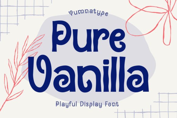 Pure Vanilla: A Sweet Display Font for Brand Identity