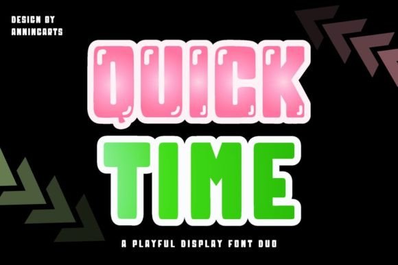Quick Time: A Playful Typeface for Handmade Shop Branding