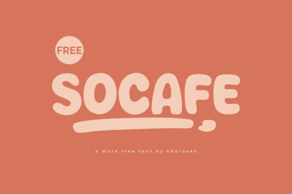 Socafe Display Font for Creative Product Branding