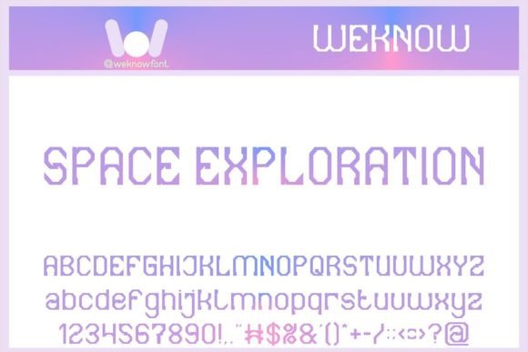 Space Exploration Typeface: Futuristic Display Fonts for Modern Editorial Design