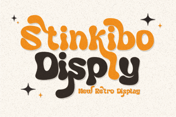 Stinkibo Disply: The Retro-Modern Typeface for Handmade Brands