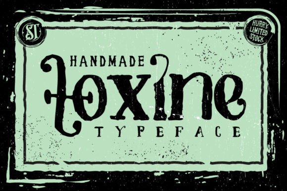 Toxine: The Unique Display Font for Bold Business Branding