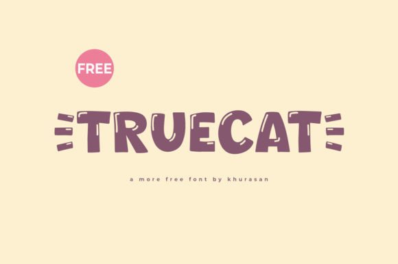 Truecat: The Modern Display Font for Polished Brand Identity