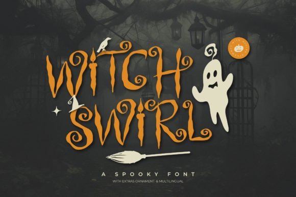 Witch Swirl: The Spooky Display Font for Creative Branding