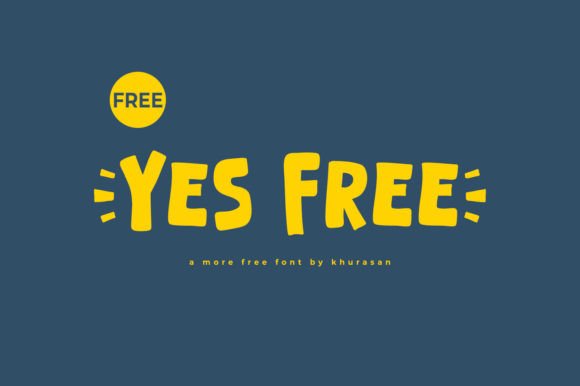 Yes Free: The Modern Display Font for Your Brand