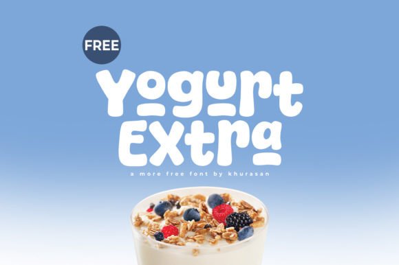 Yogurt Extra: The Modern Display Font for Creative Web Projects